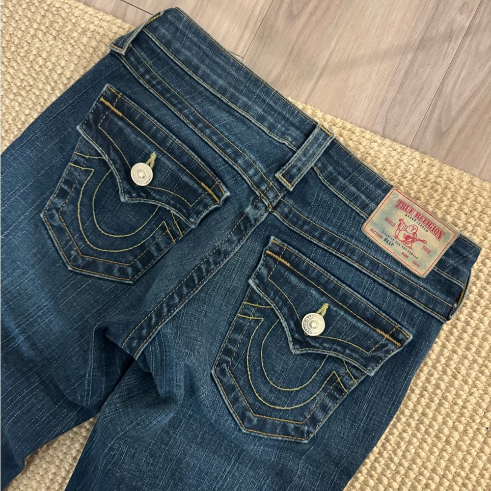 True Religion Women's Dark Blue Boot Cut Jeans